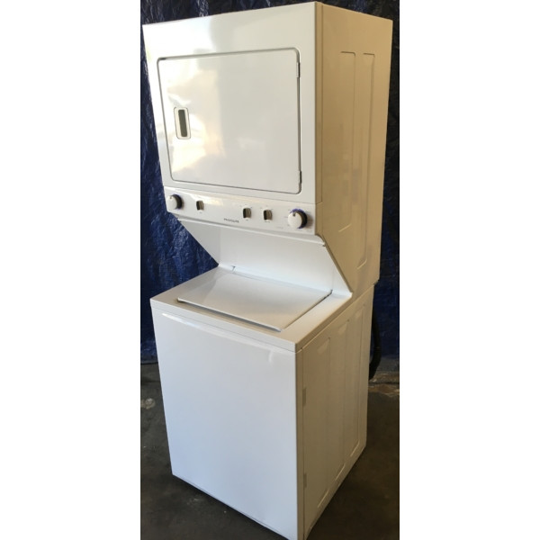 Quality Refurbished Frigidaire 27" Stacked Electric Laundry Center, 1