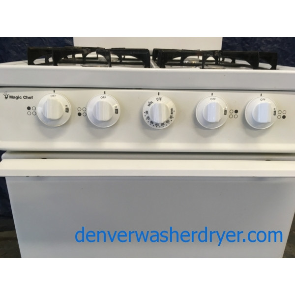 20" FreeStanding (2.3 Cu. Ft.) Magic Chef (Maytag) *GAS* Range, 1Year