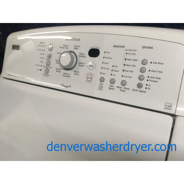 Quality Refurbished Kenmore Elite Oasis-Series HE Top-Load Direct-Drive Washer, 1-Year Warranty