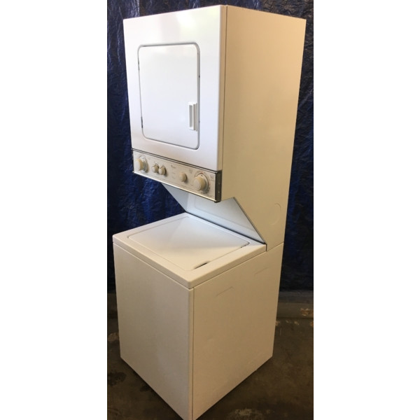Quality Refurbished 24″ Whirlpool Thin-Twin Electric Laundry Center, 1-Year Warranty