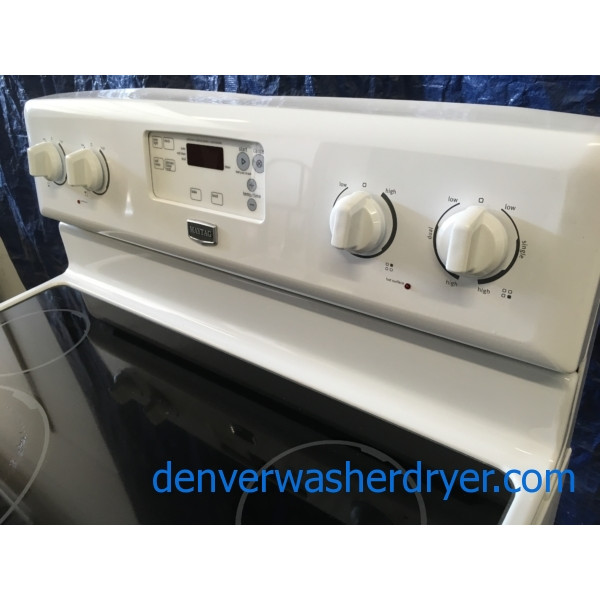 30" Maytag FreeStanding SmoothTop Electric Range, 1Year Warranty
