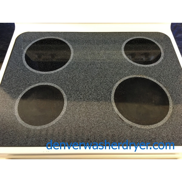 30″ GE Spectra Free-Standing Quick-Clean Electric (5.0 Cu. Ft.) Range, 1-Year Warranty