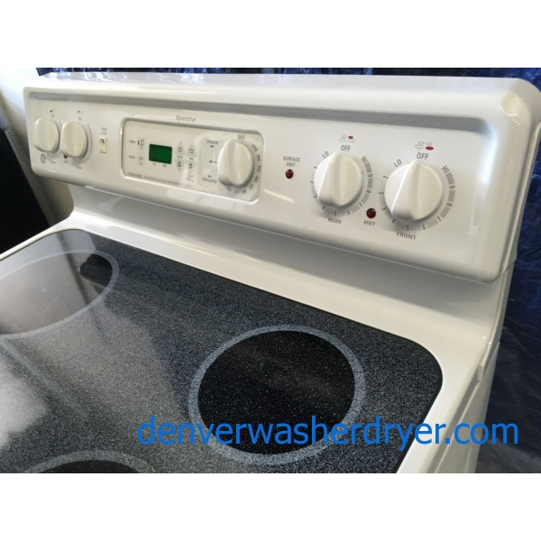 30" GE Spectra FreeStanding QuickClean Electric (5.0 Cu. Ft.) Range