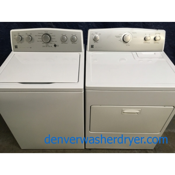 HE Kenmore TopLoad Washer w/Exclusive Triple Action Impeller