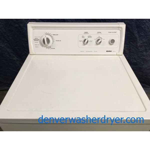 27″ Heavy-Duty Kenmore 90-Series *GAS* Dryer, 1-Year Warranty