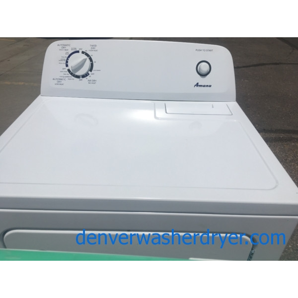 Brand-New Amana Washer & Electric Dryer, 1-Year Warranty