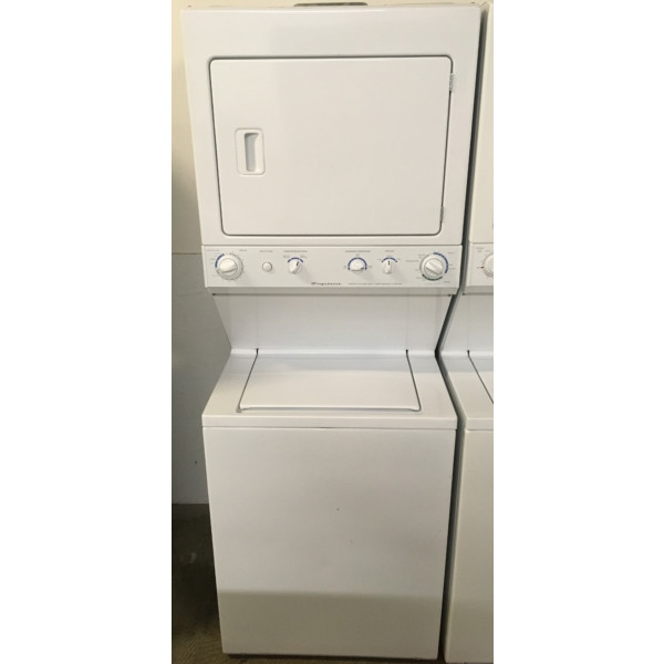 27″ Frigidaire Stackable (Unitized) Full-Sized Washer Electric Dryer Combo Quality Refurbished, 2-Year Warranty