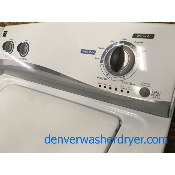 Kenmore (Whirlpool) Top Load Washing Machine, Super Capacity, 1-Year Warranty