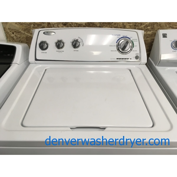 Whirlpool TopLoad Washing Machine, 3.4 Cu Ft, Agitator, Clean and Good