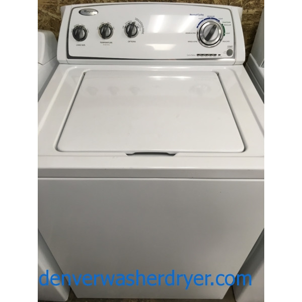 Whirlpool Top-Load Washing Machine, 3.4 Cu Ft, Agitator, Clean and Good Working!