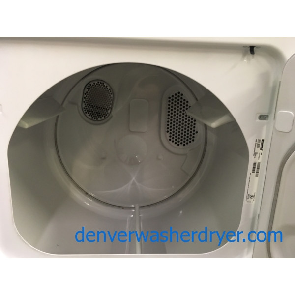 Cool Kenmore Top Load Laundry Set, Agitator Washer, Electric Dryer, 1
