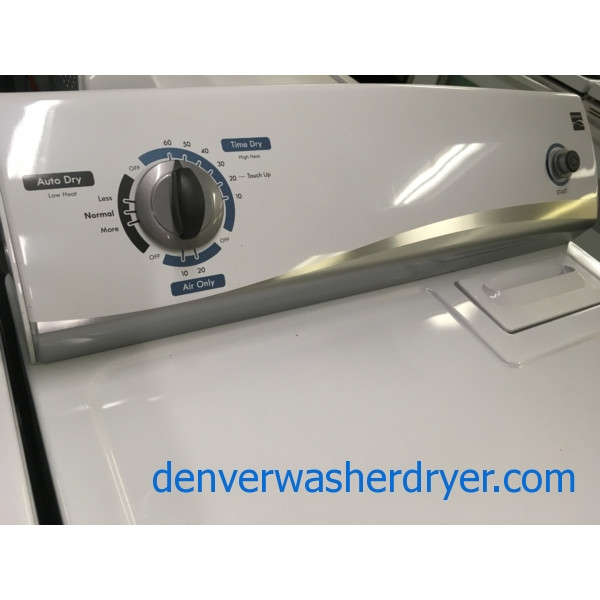 Cool Kenmore Top Load Laundry Set, Agitator Washer, Electric Dryer, 1-Year Warranty!