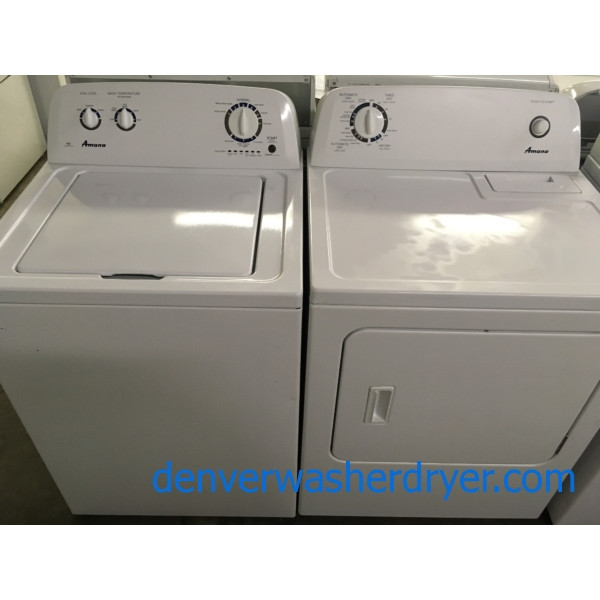 Amana TopLoad HE Washer, Electric Dryer Set, 1Year Warranty 4056 Denver Washer Dryer