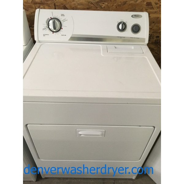 27" Whirlpool SuperCapacity Washer & *GAS* SuperCapacity (6.5 Cu. Ft
