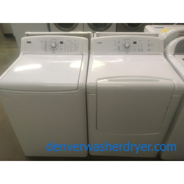 Quality Refurbished Kenmore Elite Oasis-Series HE Top-Load Direct-Drive Washer & Electric Dryer Set, 1-Year Warranty