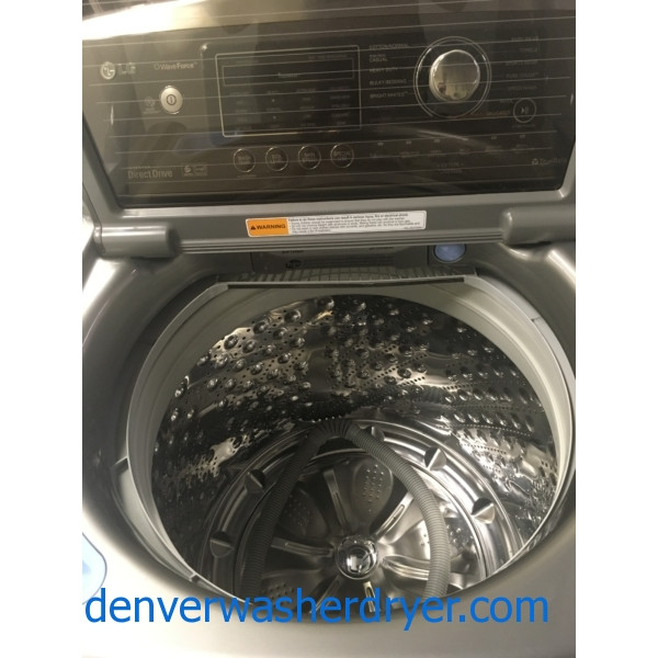 27" LG WaveForce HE TopLoad SteamWasher, 1Year Warranty 4108