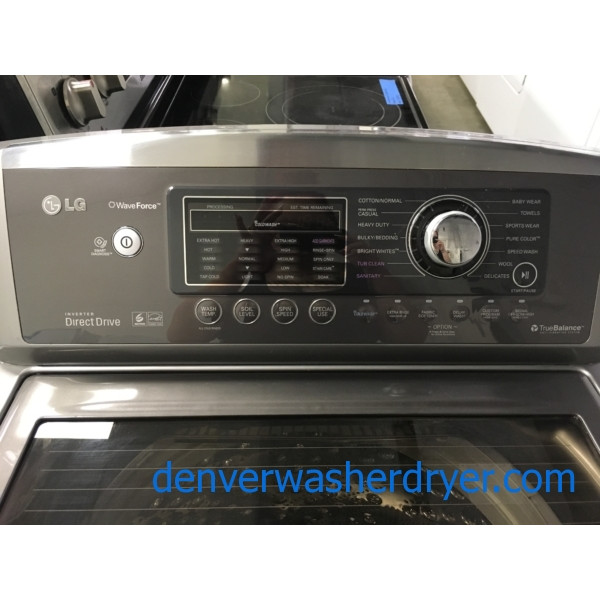 27" LG WaveForce HE TopLoad SteamWasher, 1Year Warranty 4108