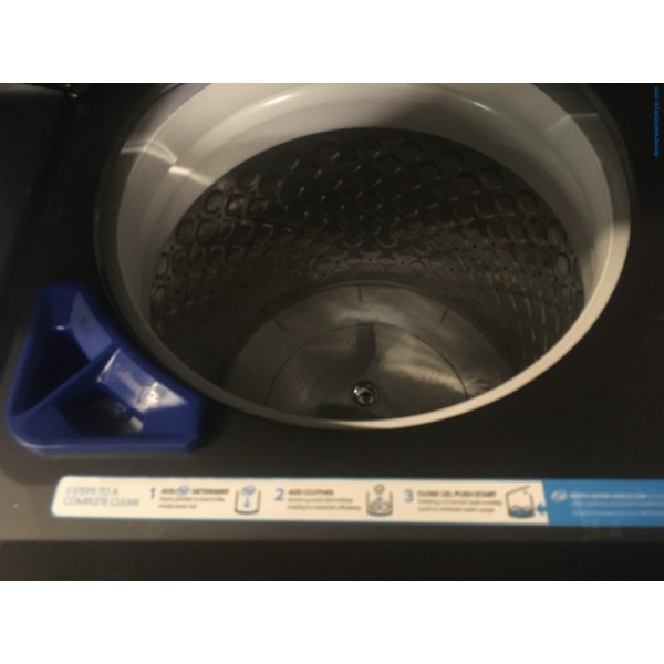 BRAND-NEW Stacked 27″ Unitized Frigidaire HE Washer & Electric Dryer Laundry Center, 1-Year Warranty