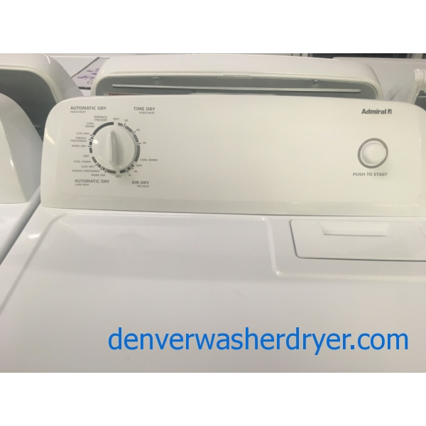 Admiral (Maytag) FullSize 29" Electric Dryer, 1Year Warranty 4115