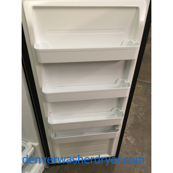 BRAND-NEW 28″ Stainless-Steel Insignia Frost-Free Upright Convertible (13.8 Cu. Ft.) Freezer/Refrigerator, 1-Year Warranty