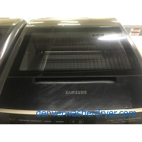 BRANDNEW BLACK STAINLESS 27" HE Samsung FlexWash FrontLoad Direct