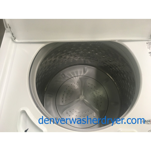HE 27″ Whirlpool Top-Load Washer & Electric Dryer w/Sensor-Dry, 1-Year Warranty