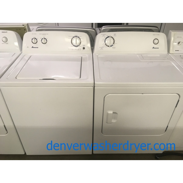 Amazing Amana (Maytag) Washer & Electric Dryer Set, 1-Year Warranty!