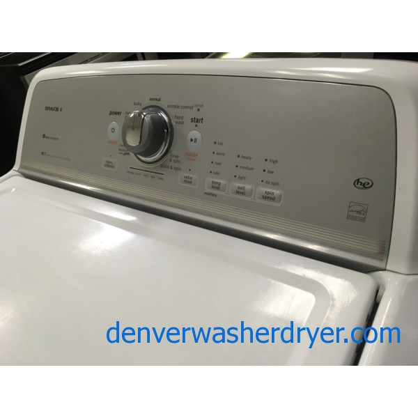 HE Maytag Bravos XSeries Washer w/EcoConserve, 1Year Warranty