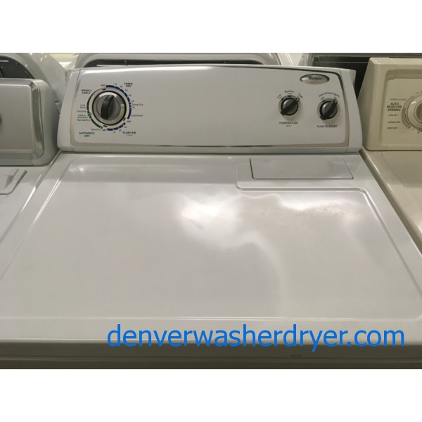 29″ Quality Refurbished Whirlpool Dryer, 1-Year Warranty