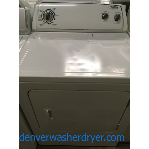 29" Quality Refurbished Whirlpool Dryer, 1Year Warranty 4162