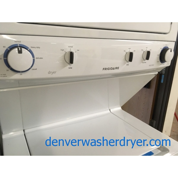 BRAND-NEW White Frigidaire 27″ ENERGY STAR HE Electric Laundry Center, 1-Year Warranty