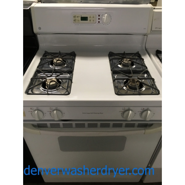 GE 30" FreeStanding SelfClean *GAS* Range, 1Year Warranty 4151