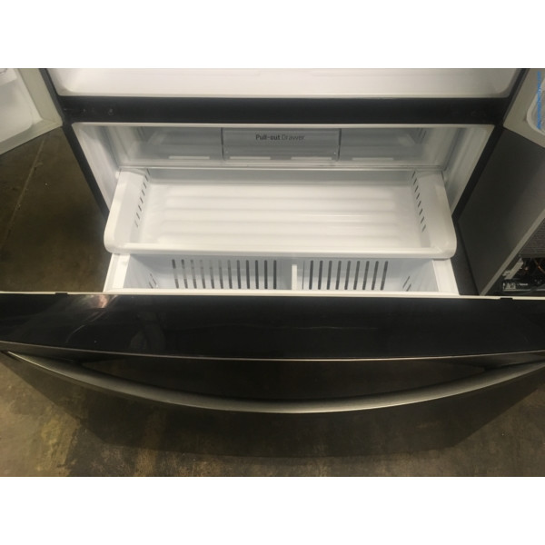 Black Stainless 36″ LG ENERGY STAR Counter-Depth French Door (24 Cu. Ft) Refrigerator, 1-Year Warranty