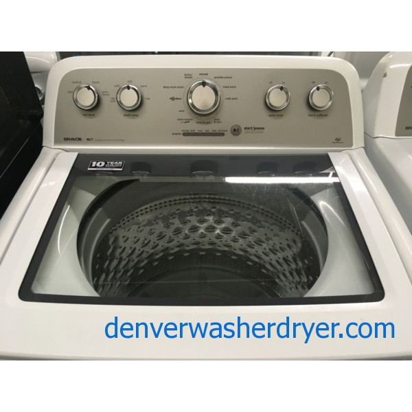 Maytag Bravo Top-Load Washer & Electric Dryer, 1-Year Warranty