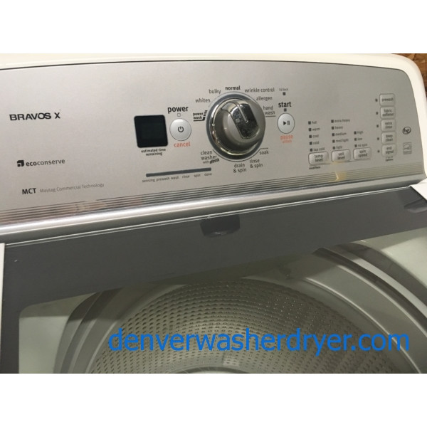 27″ HE Quality Refurbished Maytag Bravos X-Series Top-Load Washer, 1-Year Warranty!