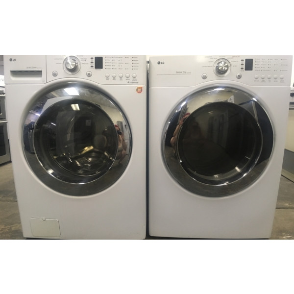 27" LG Quality Refurbished FrontLoad Stackable Washer & Electric Dryer