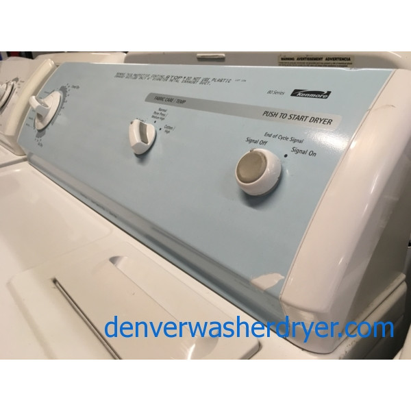 Quality Refurbished Kenmore Top-Load Washer & Electric Dryer, 1-Year Warranty
