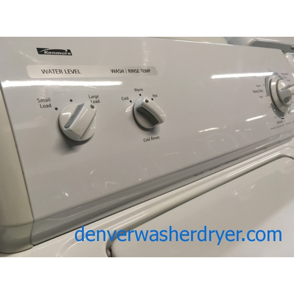 Quality Refurbished Kenmore Top-Load Washer & Electric Dryer, 1-Year Warranty