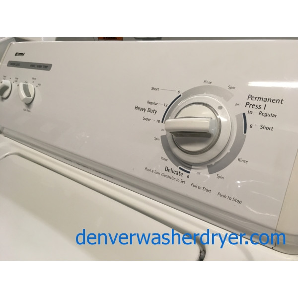 Quality Refurbished Kenmore Top-Load Washer & Electric Dryer, 1-Year Warranty