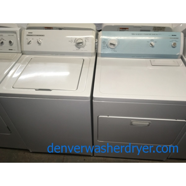 Quality Refurbished Kenmore Top-Load Washer & Electric Dryer, 1-Year Warranty