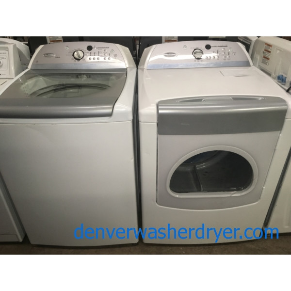 Quality Refurbished HE Whirlpool Cabrio HE Direct-Drive Washer & Electric Dryer, 1-Year Warranty