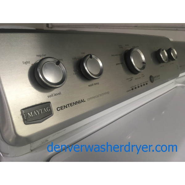 Newer Model Maytag HE Top-Load Quality Refurbished Washer & Electric Dryer, 1-Year Warranty