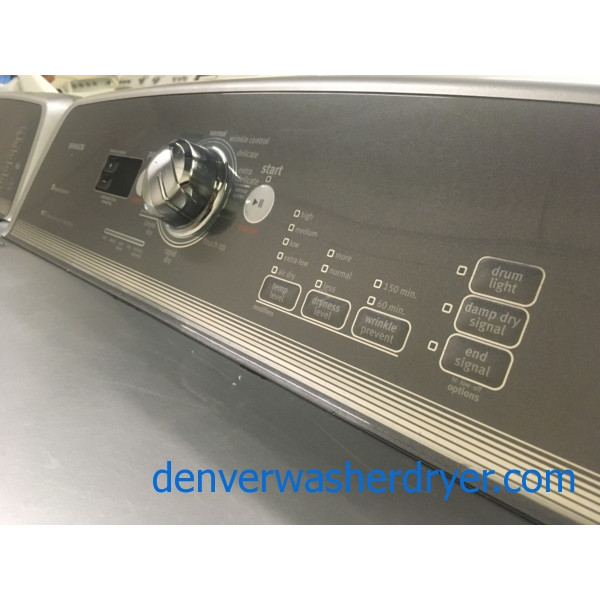 HE 27″ Quality Refurbished Maytag Bravos X-Series Top-Load Washer & Electric Dryer, 1-Year Warranty