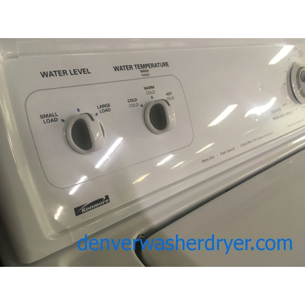 Quality Refurbished Kenmore 27″ Top-Load Direct-Drive (3.6 Cu. Ft.) Washer, 1-Year Warranty