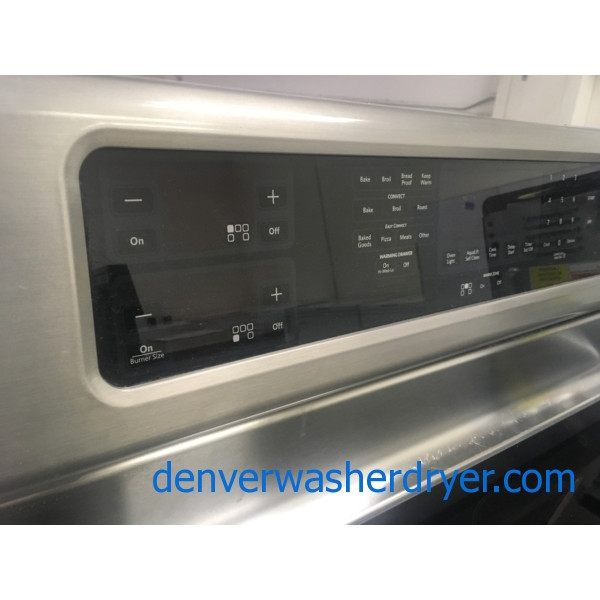 30″ Stainless KitchenAid Architect Series II Free-Standing Smooth-Surface Electric (6.2 Cu. Ft.) Range w/Convection, 1-Year Warranty