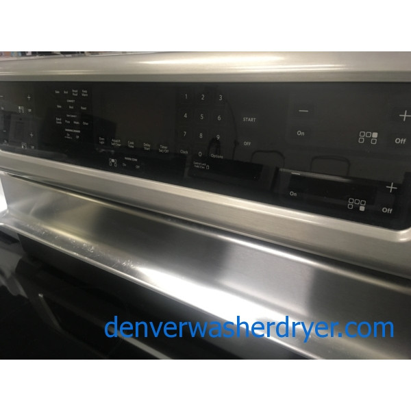 30″ Stainless KitchenAid Architect Series II Free-Standing Smooth-Surface Electric (6.2 Cu. Ft.) Range w/Convection, 1-Year Warranty