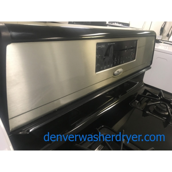 Whirlpool Gold-Series 30″ Free-Standing *GAS* Range, 1-Year Warranty