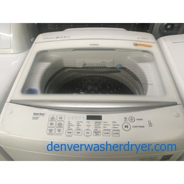 27" LG HE TopLoad Washer & Electric Dryer, 1Year Warranty 4177