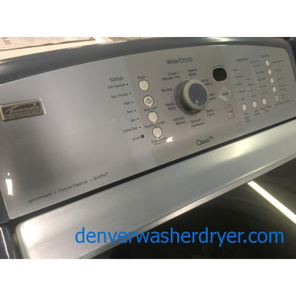 Quality Refurbished Kenmore Elite HE Top-Load Direct-Drive Washer & Electric Dryer w/Smart-Dry, 1-Year Warranty