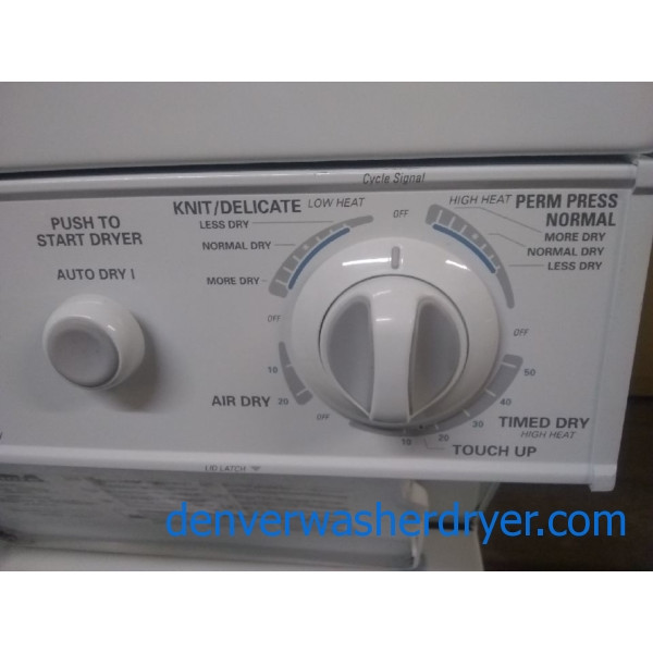 Heavy-Duty Quality Refurbished 24″ Kenmore Unitized Laundry Center, 1-Year Warranty